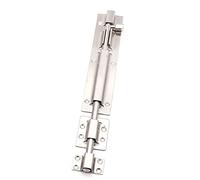 1Pc 304 Stainless Steel Barrel Door Lock Latch - Heavy Duty Slide Lock for Extra Security & Privacy(Silver,12in)