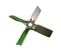 1pc 304 stainless steel DIA 4/5/6/7/8/10/12cm three four blade propeller, cross paddle for lab stirrer mixer blender machine(Three leaves 10CM)