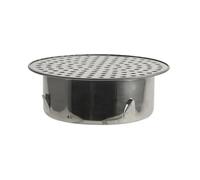 1pc 304 Stainless Steel Drain Stopper for Bathroom and Outdoor Use - High Flow Drainage Plug for PVC Pipes(110tubes)