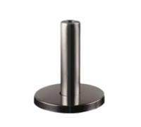 1PC 304 Stainless Steel Glass Clamps Adjustable Holder for Staircase Handrail Glass-to-Ground Fixed Bracket 65x43x26(Rod Height 80mm)