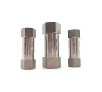 1PC 304 Stainless Steel High Pressure One Way Valve 1/4" BSPP 32 Mpa Male Thread Check Valve