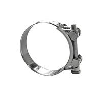1pc 304 Stainless Steel Hose Clamps for Exhaust Gas and Water Pipes, Adjustable Size, Reusable, Heavy Duty Repair Tool(26-28mm)
