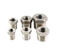 1pc 304 Stainless Steel Make up Adapter Fitting Pipe Fittings 1/4'' 1/2'' DN8 DN10 DN15 DN20(DN20 to DN25)