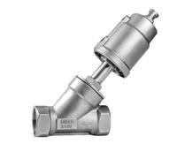 1pc 304 Stainless Steel Pneumatic Angle Valve High Temperature Steam Printing and Dyeing Machinery Special Valve(DN50(Bore 80mm))