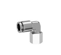 1PC 304 Stainless Steel Pneumatic Hose Fitting PLF, PB, PD Air Tube Connector 1/8 1/4 3/8 1/2 BSP Quick Release Pipe Fittings(8-03 (8mm-3l8),PLF)