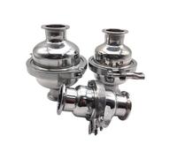 1pc 304 Stainless Steel Sanitary Spherical Filter 100 Mesh Strainer 1.5" 2" Tri Clamp Apply to 51mm 61mm 76mm Pipes(OD63-OD102)