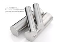 1Pc 304 Stainless Steel Solid Round Rod - 3-50mm Diameter, 100-500mm Length For Commercial Manufacture(Length 200mm,Dia 5mm)