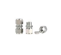 1pc 304 Stainless Steel Through Joint Pipe Fittings Pneumatic Container Corner Fitting PU4 PU6 PU8 PU10 PU12 PU14 PU16(PU8) Plumbing Fittings