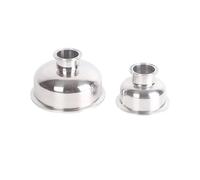 1pc 304 Stainless Steel Tri Clamp Bowl Reducer, Sanitary Hemispherical Fitting for Pharmaceutical Food Industry, Smooth Surface(2inchx3inch)