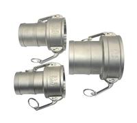 1pc 304 Stainless Steel Type C Garden Sprinkler camlock Fitting Camlock 1/2" 3/4" 1" 1-1/4" 1-1/2" 2" 2-1/2" 3" 4(3/4") Brass Hose