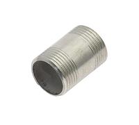 1pc 304 Stainless Steel Water Pipe Fitting 1/8" 1/4" 3/8" 1/2" 3/4" 1" 1-1/4" 1-1/2" Straight Female Threaded Pipe Fitting Adapter(2T Male Threaded,DN100)