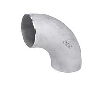 1PC 304 Stainless Steel Welded Elbow 90 ° Right Angle Industrial Grade Pressed Pickling Seamless Stamping Elbow Pipe Fitting 1.5D(51-4mmSeamed)