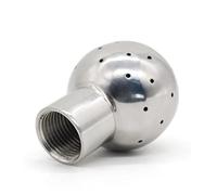 1pc 304SS Female Threaded Fixed Spray Ball for Tank Cleaning - 360° Sanitary Spray Ball for Pharmaceutical and Industrial Use(1 in)