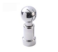 1pc 304ss Rotary Spray Ball for Sanitary Tank Cleaning - 360° Coverage, BSP Female Thread, Fixed & Rotating Devise(Rotary Type,1-1/2")