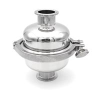 1pc 304SS Spherical Filter Valve - Sanitary Inline Strainer with Triple Clamp - Food Grade, Mirror Polished Finish(800x51mmxK64mm)