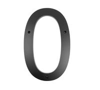 1pc 30cm Large Outdoor Floating House Number Sign A Timeless Accent For Door Numbers Building Identity Street Address(No.0)