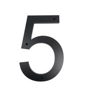 1pc 30cm Large Outdoor Floating House Number Sign A Timeless Accent For Door Numbers Building Identity Street Address(No.5)