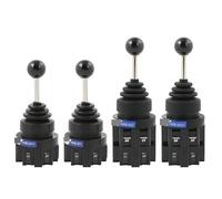 1PC 30mm 4 Directions Momentary Monolever Joystick Switch Black HKB-402