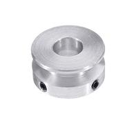 1Pc 30mm Aluminum Alloy Single Groove Pulley 4/5/6/8/10/12/14/15 mm Fixed Bore Pulley Wheel for Motor Shaft 6 mm Round Belt