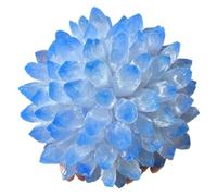 1pc 310-400g Blue Phantom Quartz Crystal Cluster Gemstone Spiritual