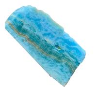 1pc 310-400g Blue Polarized Crystal Quartz slicegemstone Decoration