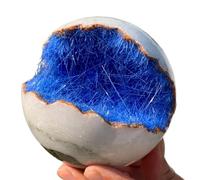 1pc 310-400g Rare Moroccan Public Smiling Phosphor-Magnesium Ore Restoration Ball Gem Spiritual Home and Office Decoration