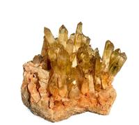 1pc 310-400g Yellow Quartz Crystal Cluster Restoration Stone Gemstone Stone