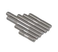 1pc 316 A4 Stainless Steel Double Ended Threaded Rod - Headless Stud Bolts for M6 M8 M10 M12 - Versatile Screws(M8x130 3pcs)
