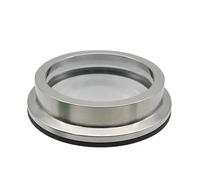 1pc 316L end Cap Sight Glass Tri Clamp View Glass with Borosilicate Glass 1.5" 2" 2.5" 3" 4" Tank View Glass(2inch)