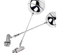 1pc 316L Stainless Steel Adjustable Float Ball Valve - Fully Automatic Water Level Switch Controller for Tanks and Pools(1inch)