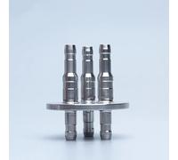 1pc 316L Stainless Steel GL45 Feedstock Adaptor Cap for Fermentation Tanks - Customizable Two/Three/Four-Way Options(S 3-Way)
