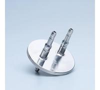 1pc 316L Stainless Steel GL45 Feedstock Adaptor Cap for Fermentation Tanks - Customizable Two/Three/Four-Way Options(S 2-Way)