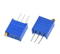 1pc 3296W 1K 2K 5K 10K 20K 50K 100K 200K 500K 1M ohm Multiturn Trimmer Potentiometer High Precision Variable Resistor(500 Ohm)
