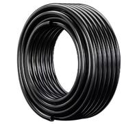 1pc 33FT PU Pneumatic Tubing Pipe - Flexible Air Compressor Hose for Air, Oil, and Water Transfer(Black,12 * 8mm)