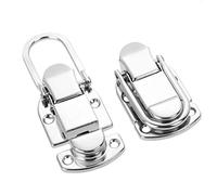 1Pc 34x59mm Luggage Air Boxes Toggle Latch Hasp Guitar Musical Flight Case Button Knot Closure Latch for Wooden Boxes JIYAMI'EN EL