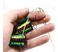 1Pc 35 Yards Peacock Flat Tinsel Fly Tying Floss Thread Silky Yarns Green Fly Fishing Tying Line Materials Outdoors Accessories