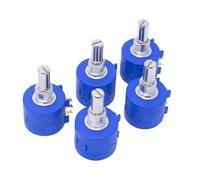 1pc 3590S Multiturn Potentiometer 500 1K 2K 5K 10K 20K 50K 100K ohm Potentiometer Adjustable Resistor 3590 102 202 502 103(50K Ohm)