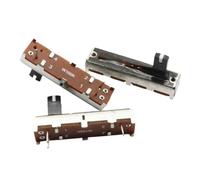 1pc 35mm single linear slide potentiometer fader W100K / stroke 20mm with white point/handle length 10mm / mono mixer fader