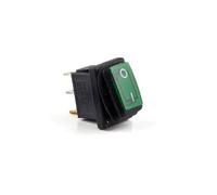 1pc 36 * 29mm Rocker Swith With dust cover Position Snap-in Boat Rocker Power Switches ON-ON/ON-OFF-ON 3A/250V Push Button Switch IDGTTLDF(4Pin green)