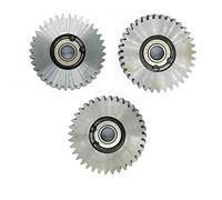 1pc, 36 Teeth Steel Gears, Electrical Bike Hub Spur Gear 8mm Bearing Electric Vehicle Tricycle Clutch Box Gears 47mm Steel