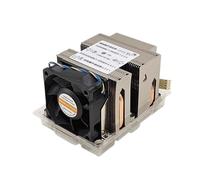1pc 3647 Narrow ILM CPU Fan 2U Server CPU Cooler for Narrow LGA3647 with 4heating pipes Active heatsink TDP 205W -255W(Only Heatsink)