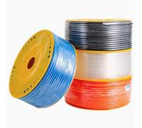 1pc 365 FT PU Pneumatic Air Tubing Pipe - Flexible, Durable, and Chemical-Resistant Hose for Compressed Air(Orange,14 * 10mm)