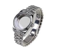 1pc 36mm 39mm Sapphire Crystal 316l Steel Watch Case And President Strap For Nh35a Nh36 Nh34 Automatic Movement MOD(2,39mm)