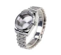 1pc 36mm 39mm Sapphire Crystal 316l Steel Watch Case And President Strap For Nh35a Nh36 Nh34 Automatic Movement MOD(1,39mm)