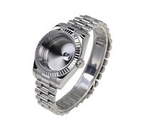 1pc 36mm 39mm Sapphire Crystal 316l Steel Watch Case And President Strap For Nh35a Nh36 Nh34 Automatic Movement MOD(3,39mm)