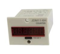 1pc 380VAC JDM11-6H 5 pin 6-36VDC PNP sensor signal input digital electronic counter relay Industrial Electrical Relays