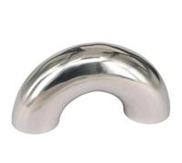 1pc 38mm 1.5" O/D 304 Stainless Steel Weld 180 Degree Bend ipe Fitting for Homebrew