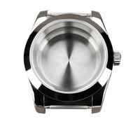 1pc 39mm Flat Bezel NH35 Case For SK Mod Replacemet Parts Sapphire Glass Stainless Steel Fit Nh35 Nh36 Movement Watch(Flat Bezel NMS)