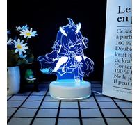 1PC 3D Anime Illusion Night Light Honkai: Star Rail Table Lamps Anime Game Character Kids Gift (Style 1)