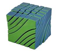 1Pc 3D Printed Transforming Cube Stress Relief Toy, Non-Powered Magic Spiral Design Colorful Plastic Fidget Toy, for Anxiety Disorder ADHD, Perfect for Stress Anxiety 3D Printed Fidget